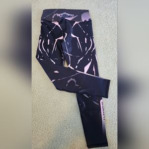 Stylish Black and Pink Leggings